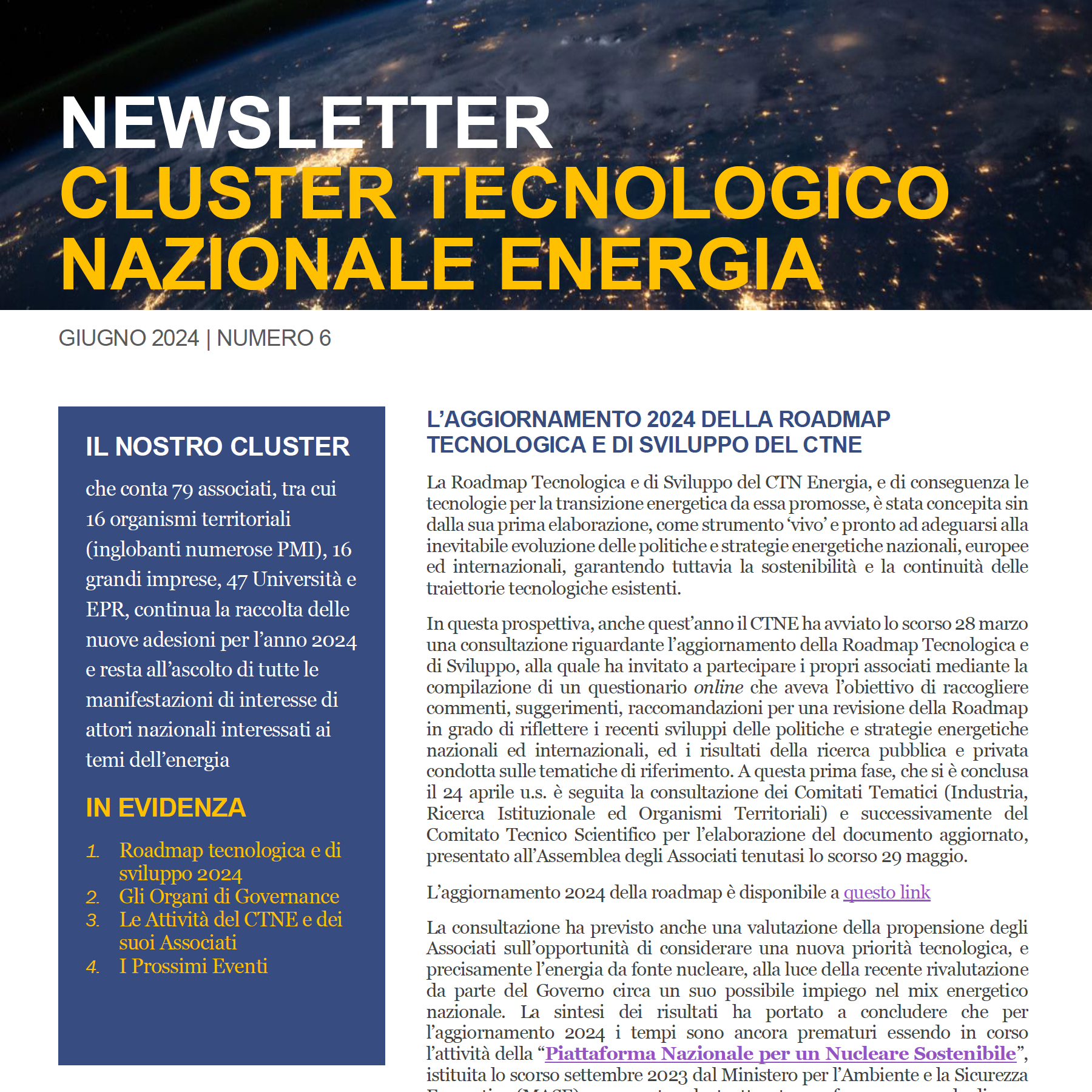 Newsletter CTN Energia n.6 2024